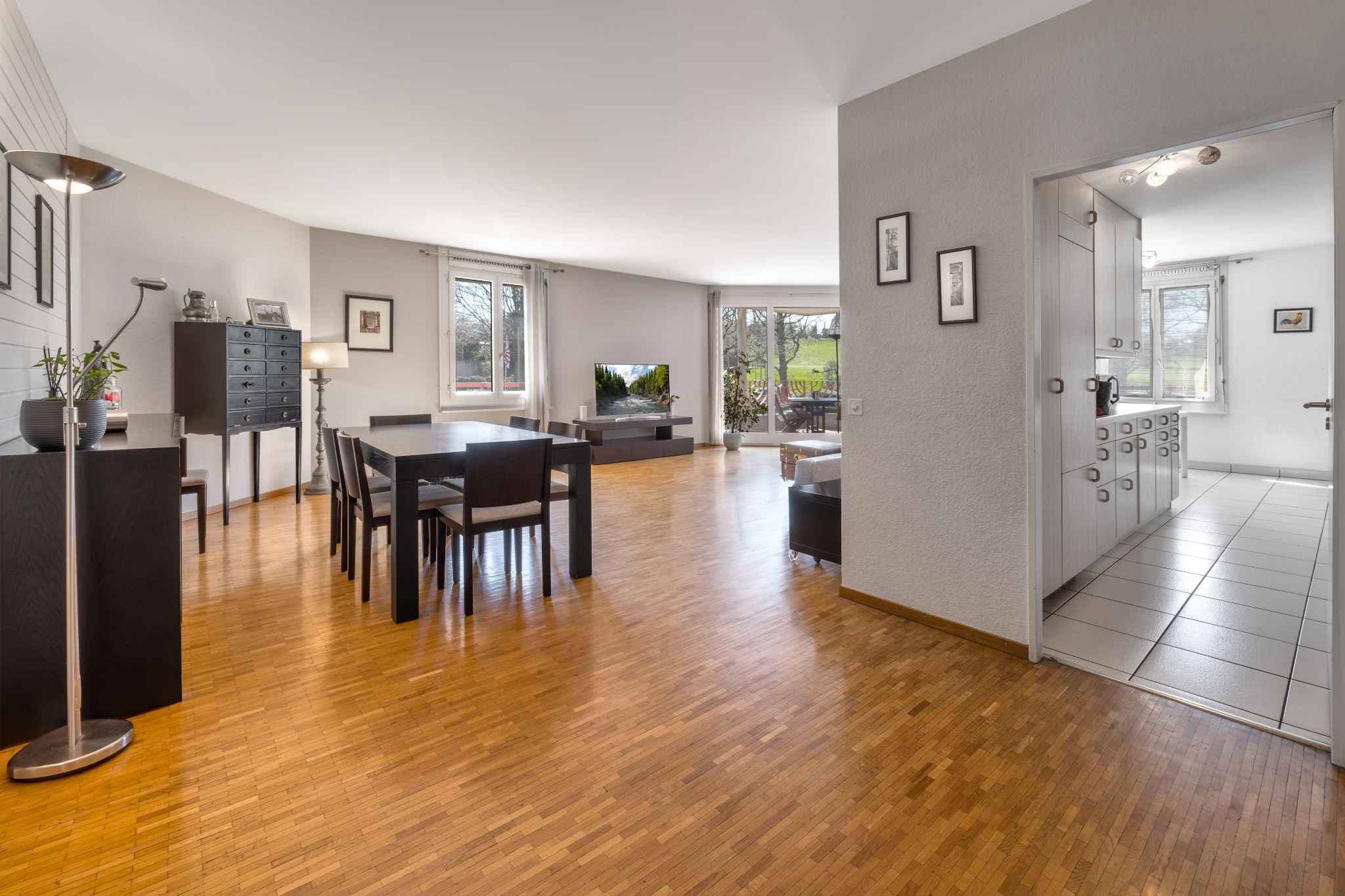 Grand appartement traversant 